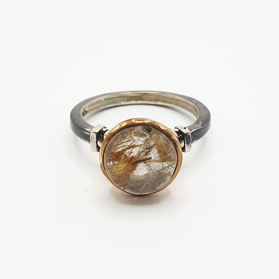 Rutile Quartz Ring